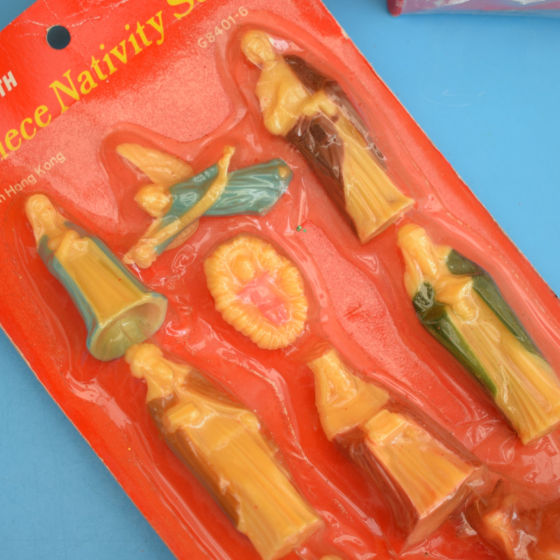 Vintage 1970s Christmas 'Snowballs'- Cracker Alternatives / Nativity Set by Pineapple Retro