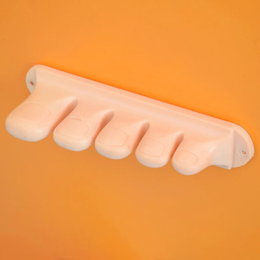 Vintage 1970s Plastic Toe / Finger Hooks - Very Kitsch