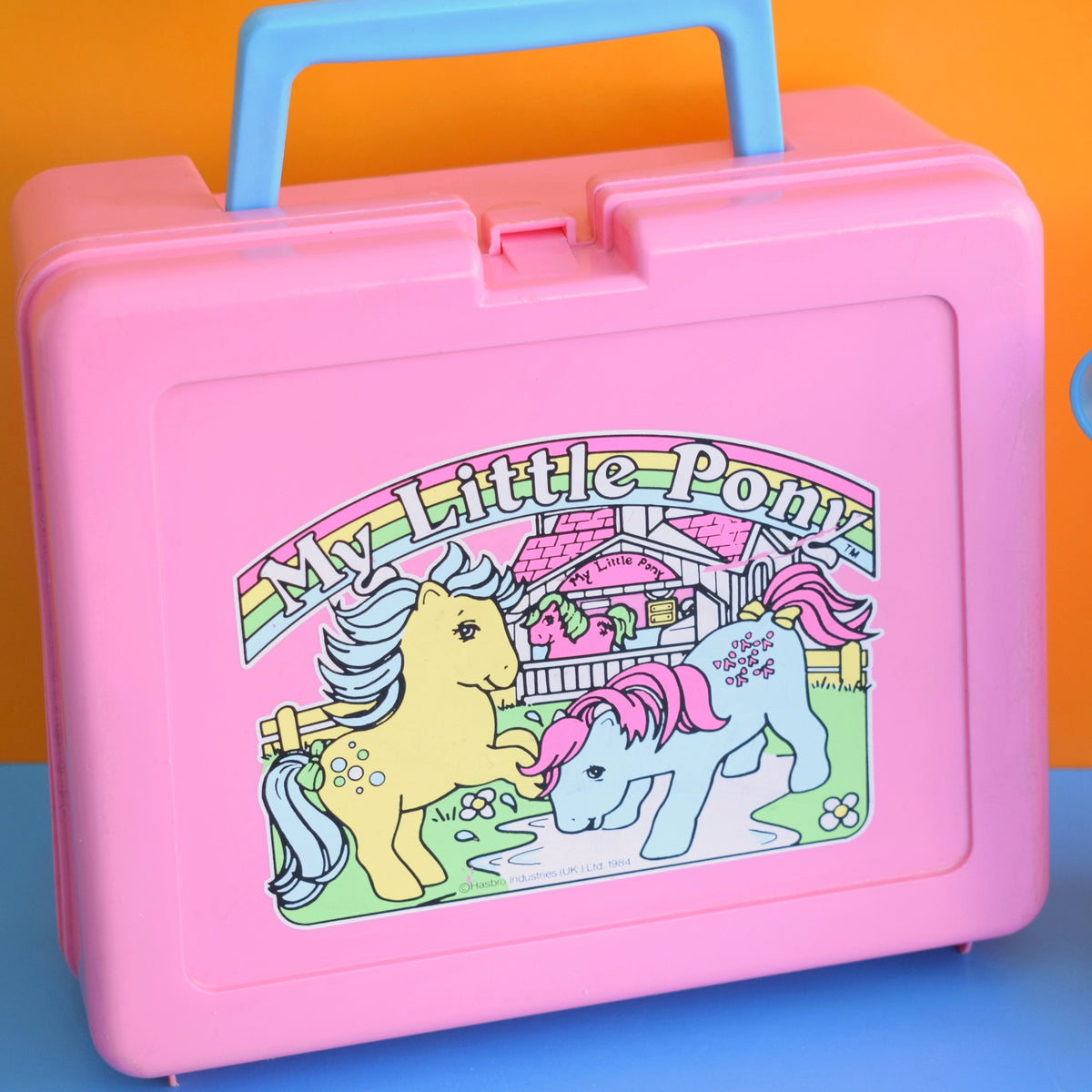 Vintage 1980s Bluebird Lunchbox / Flask- My Little Pony by Pineapple Retro