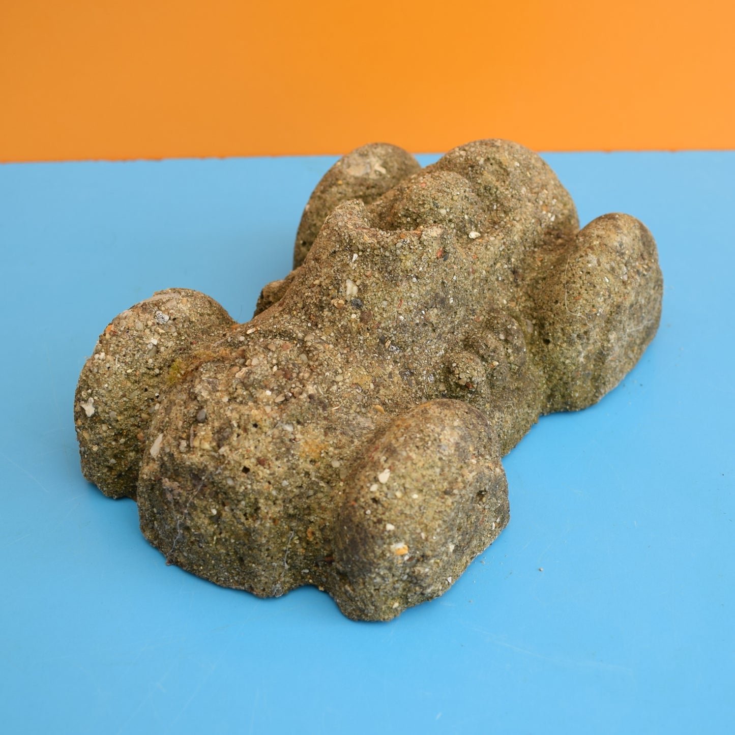 Vintage 1980s Concrete Race Car - Jelly Mould