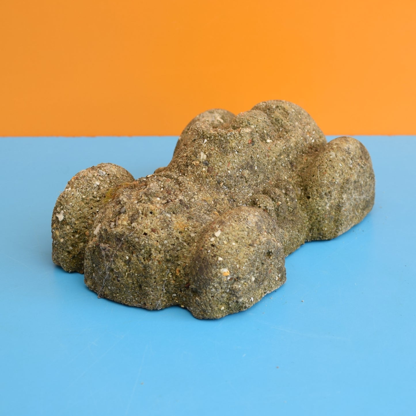 Vintage 1980s Concrete Race Car - Jelly Mould