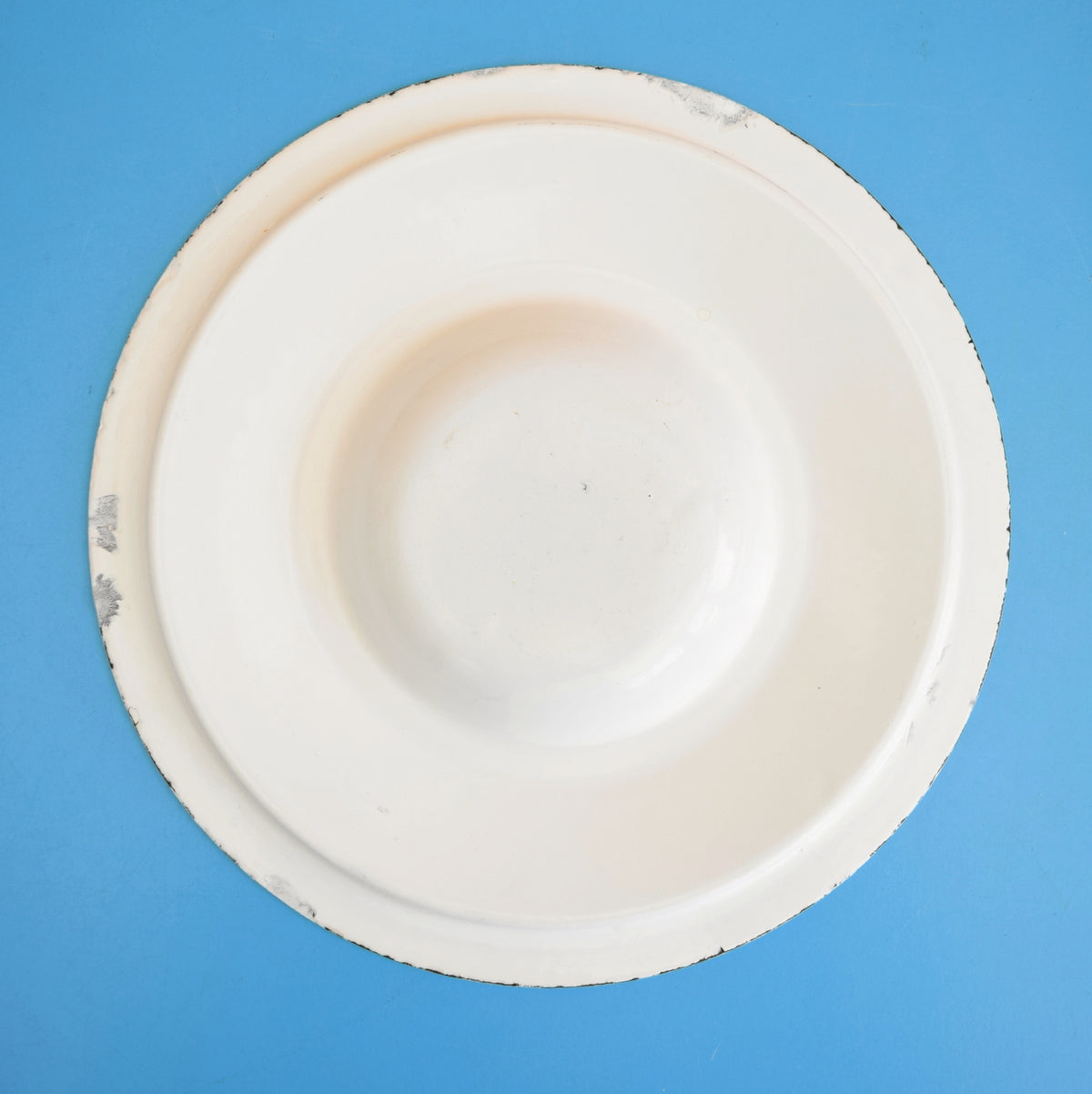 Vintage 1970s Enamel Casserole - Arabia Finland 'Vegeta' - Esteri Tomula by Vintage