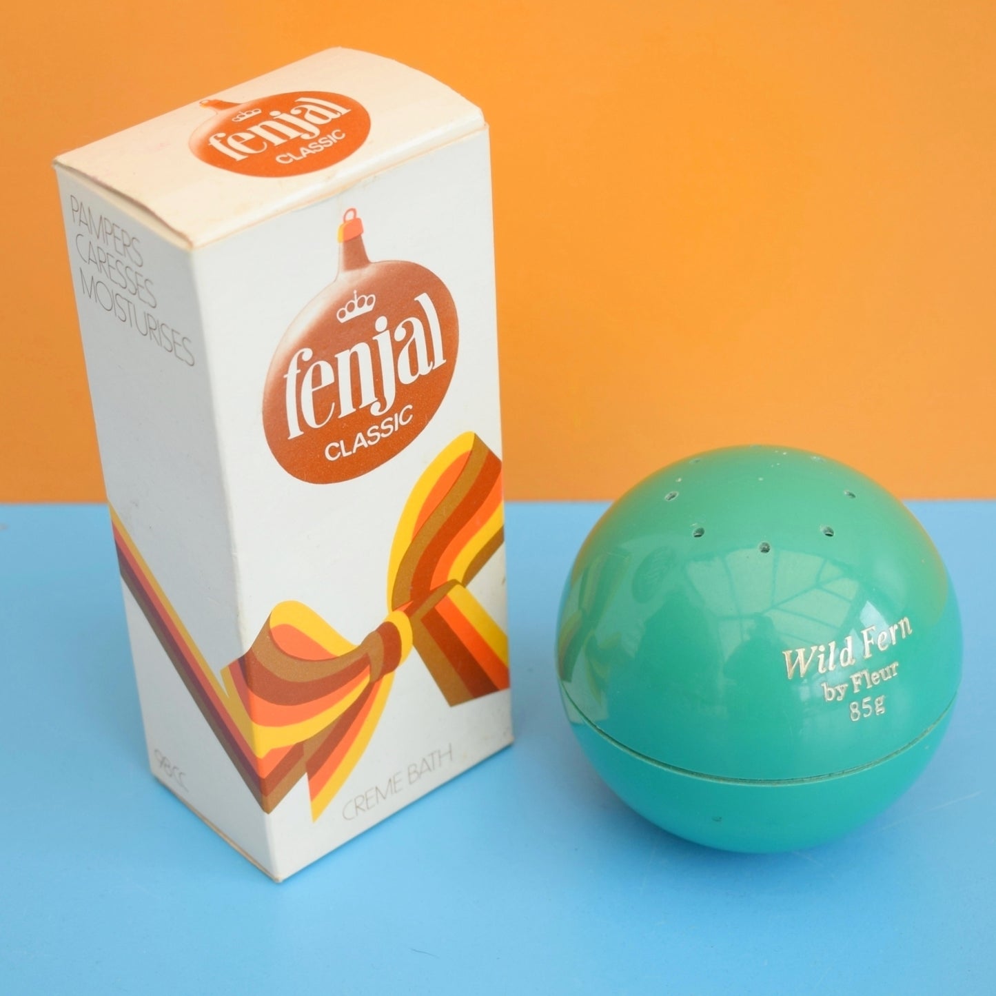Vintage 1970s Toiletries Fenjal / Fleur- Wild Fern