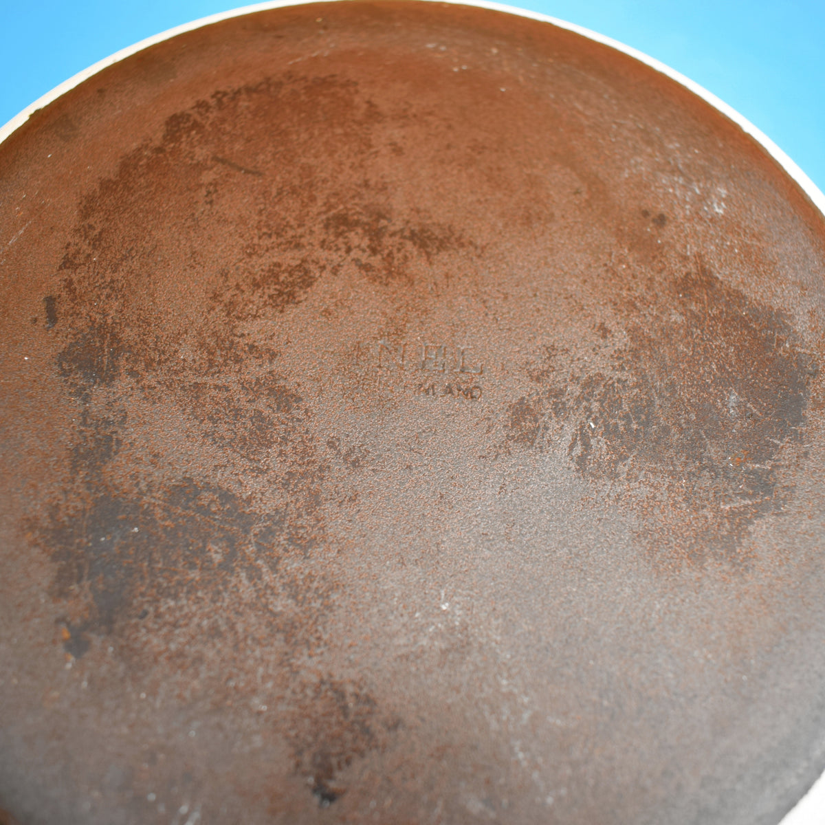 Vintage 1970s Enamel Casserole - Arabia Finland 'Vegeta' - Esteri Tomula by Vintage