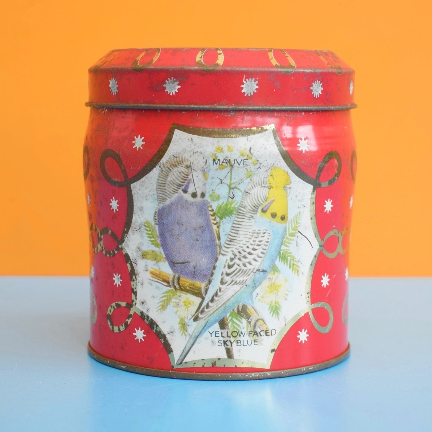 Vintage 1950s Budgie Tin - Chocolate Biscuits