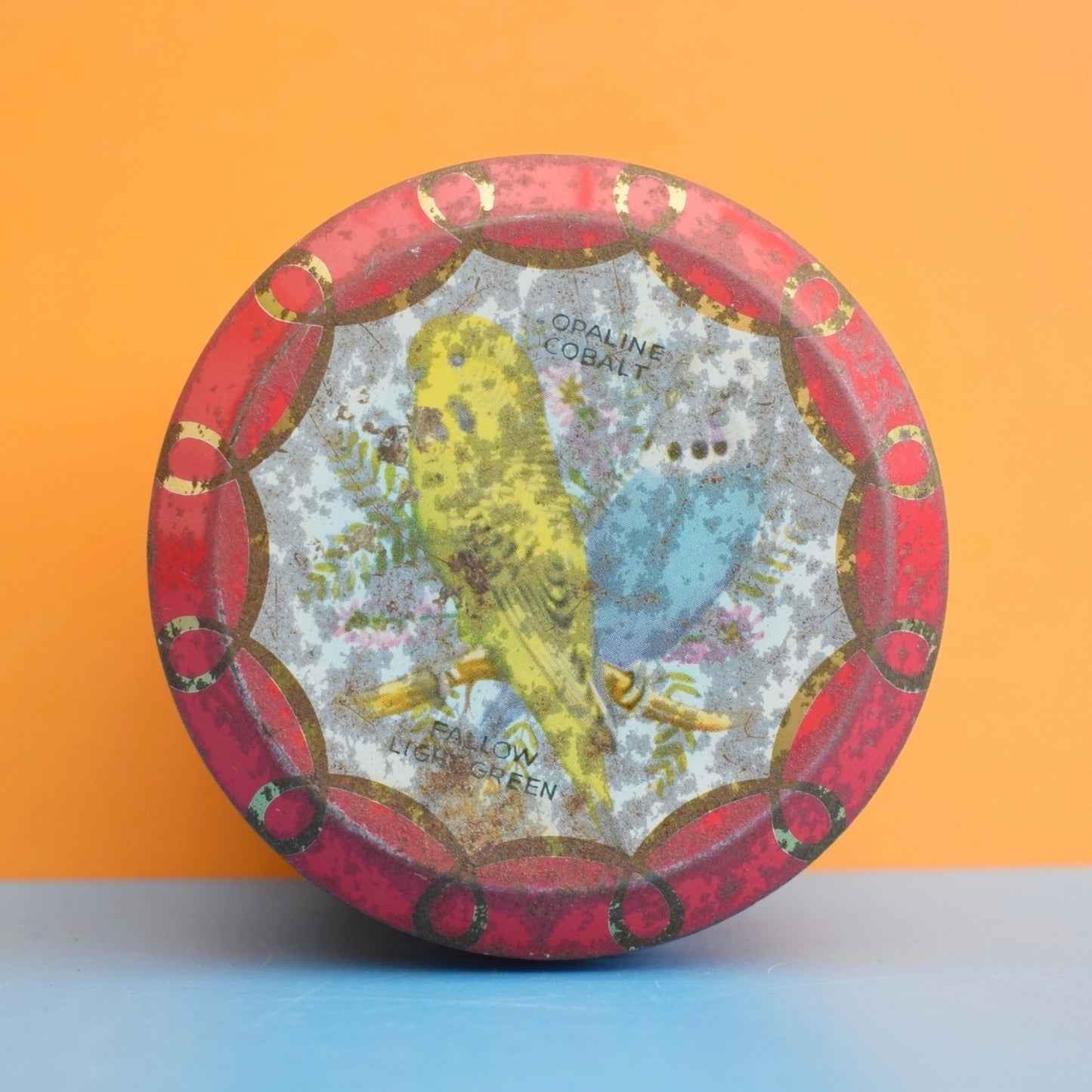 Vintage 1950s Budgie Tin - Chocolate Biscuits