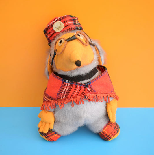 Vintage 1970s Handmade Womble Toy - Great Uncle Bulgaria by Pineapple Retro