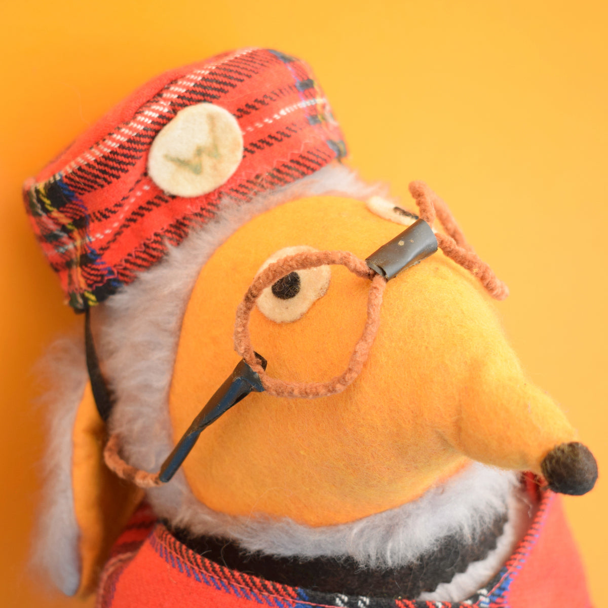 Vintage 1970s Handmade Womble Toy - Great Uncle Bulgaria by Pineapple Retro