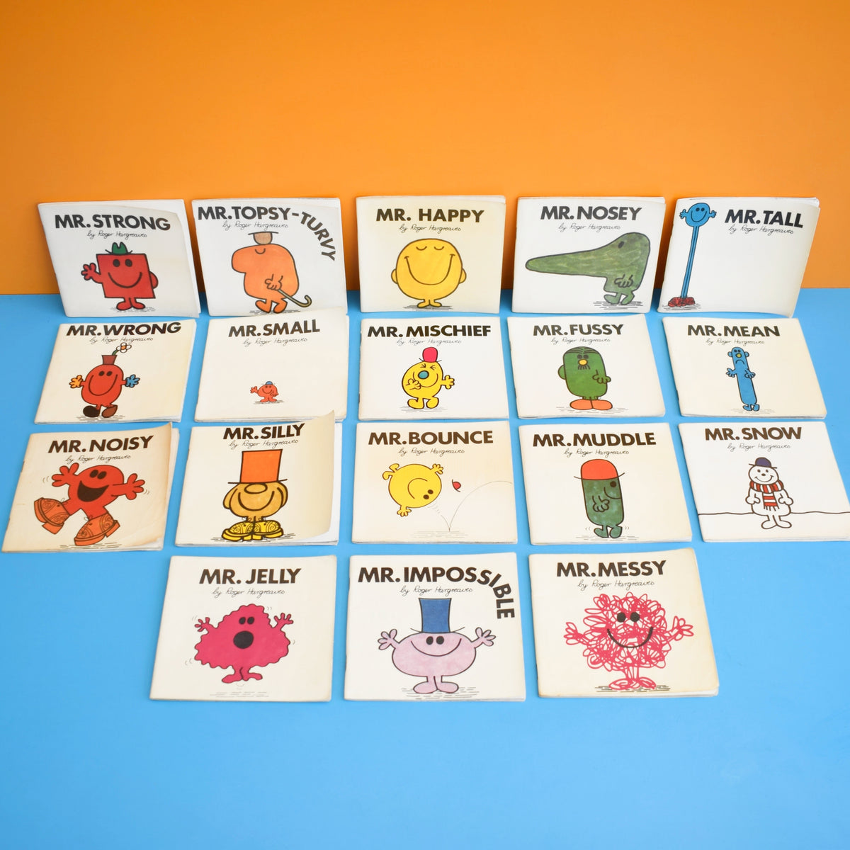 Vintage 1970s Mr Men Books x18 - Great Selection . by Pineapple Retro