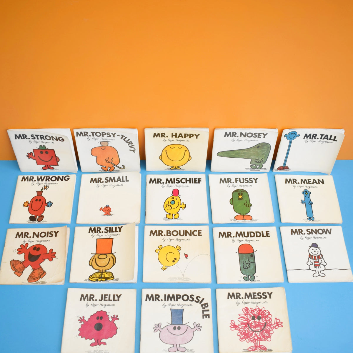 Vintage 1970s Mr Men Books x18 - Great Selection . by Pineapple Retro