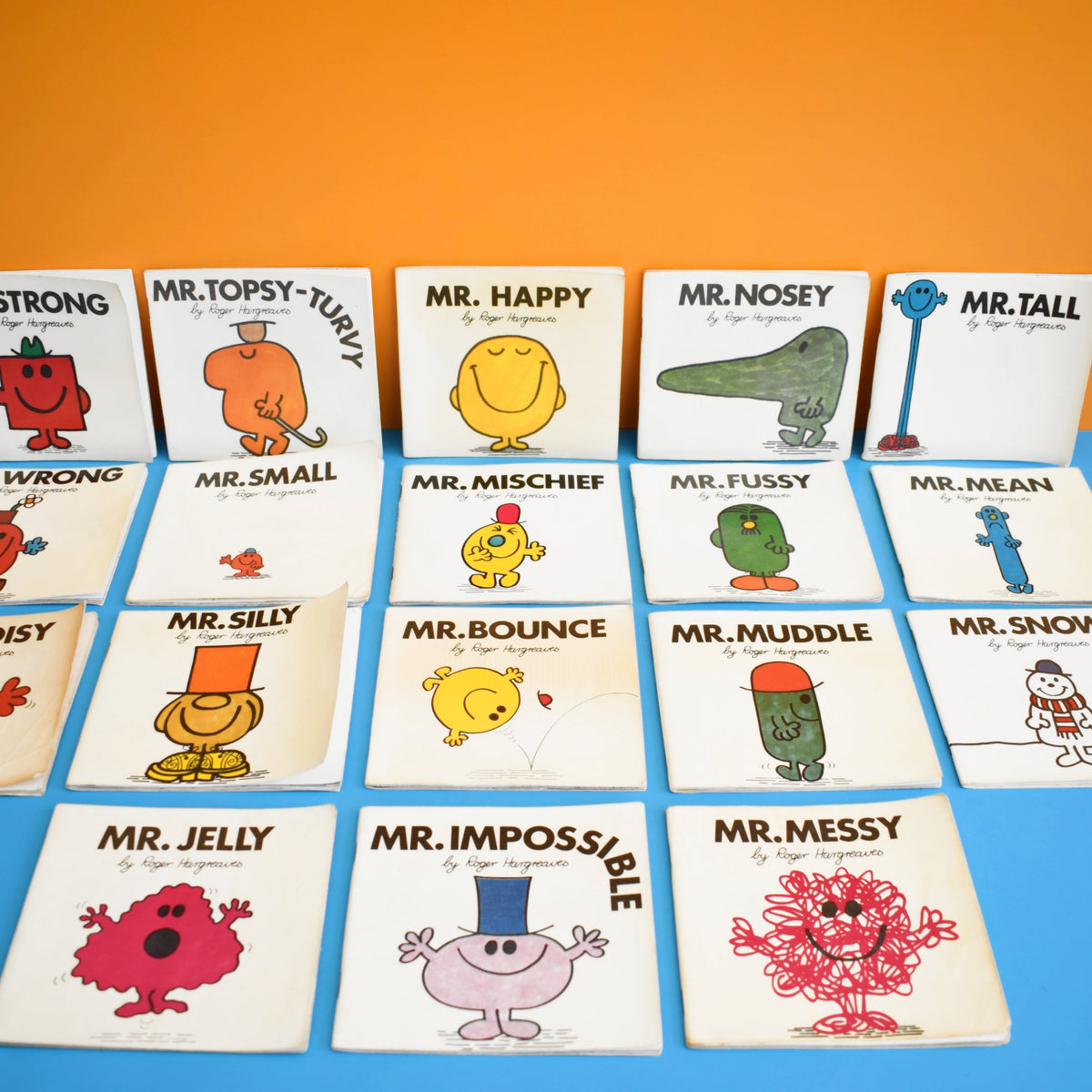 Vintage 1970s Mr Men Books x18 - Great Selection . by Pineapple Retro