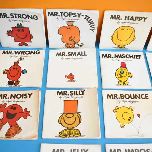 Vintage 1970s Mr Men Books x18 - Great Selection . by Pineapple Retro