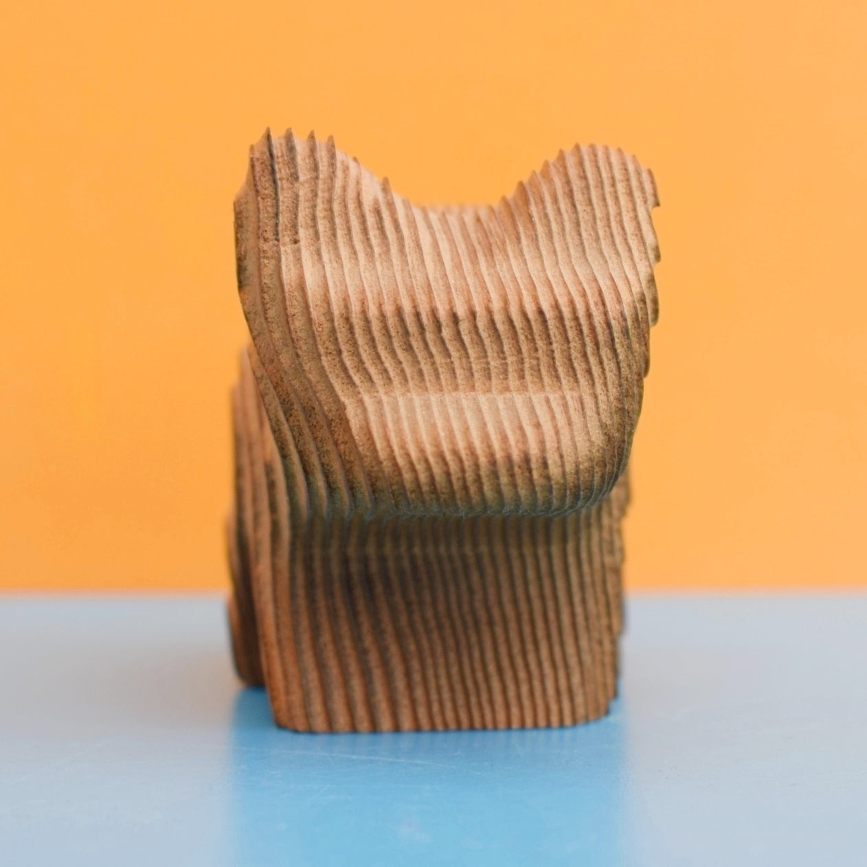 Vintage 1960s Red Cedar Tactile Bear Figure - Crowe - Canada