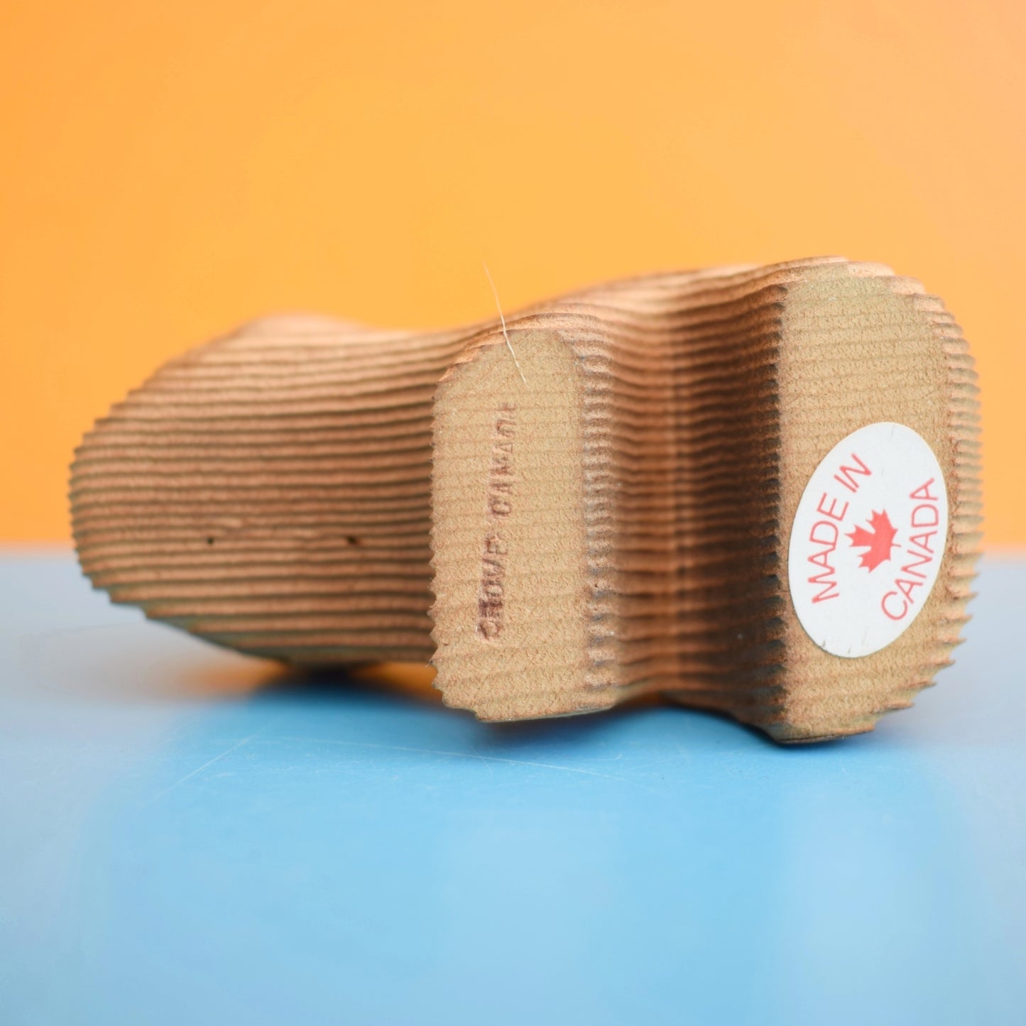 Vintage 1960s Red Cedar Tactile Bear Figure - Crowe - Canada