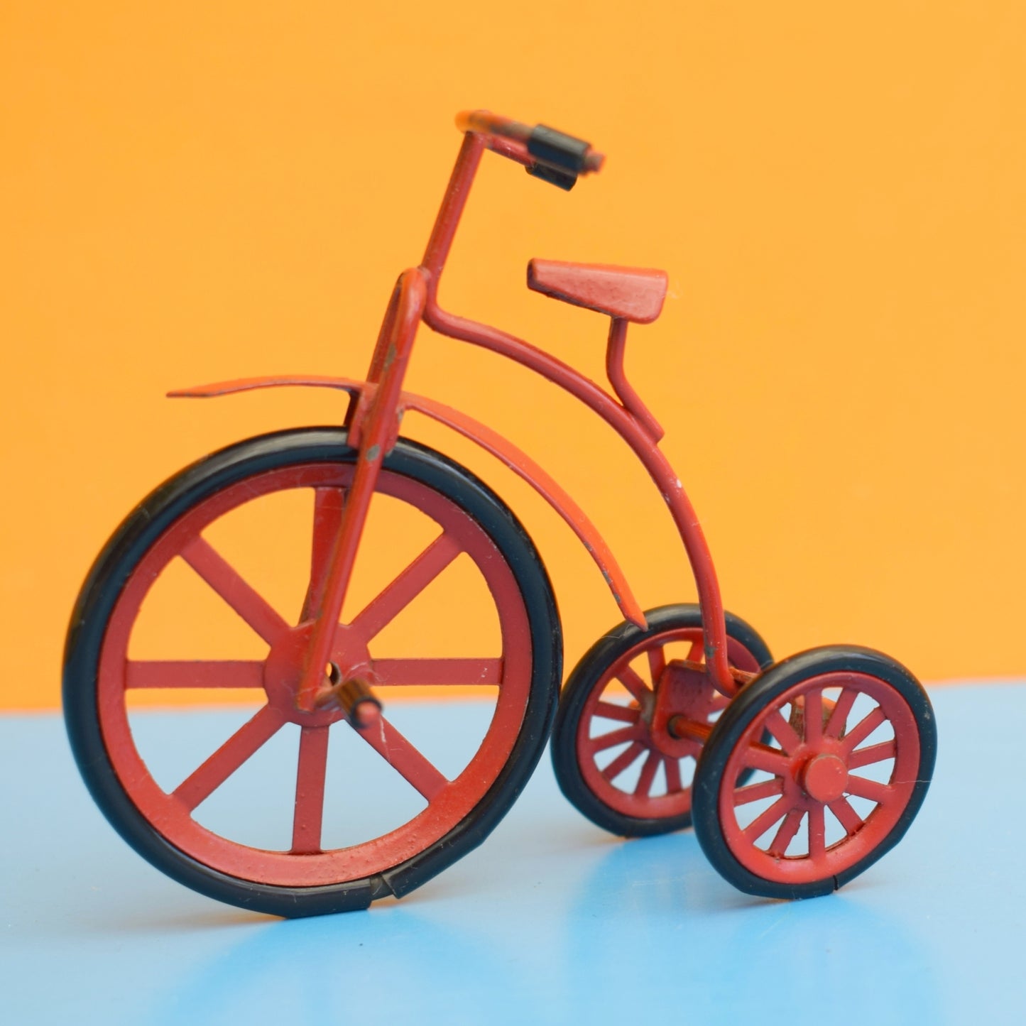 Vintage 1980s Mini Wire Trike / Bikes - Rainbow Colours