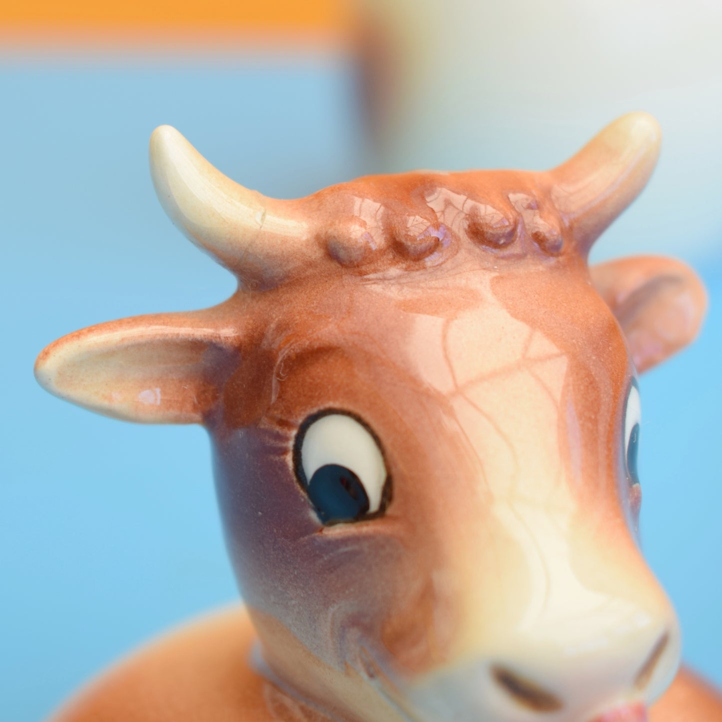Vintage 1960s Goebel Cow Clotted Cream Pot ? by Pineapple Retro