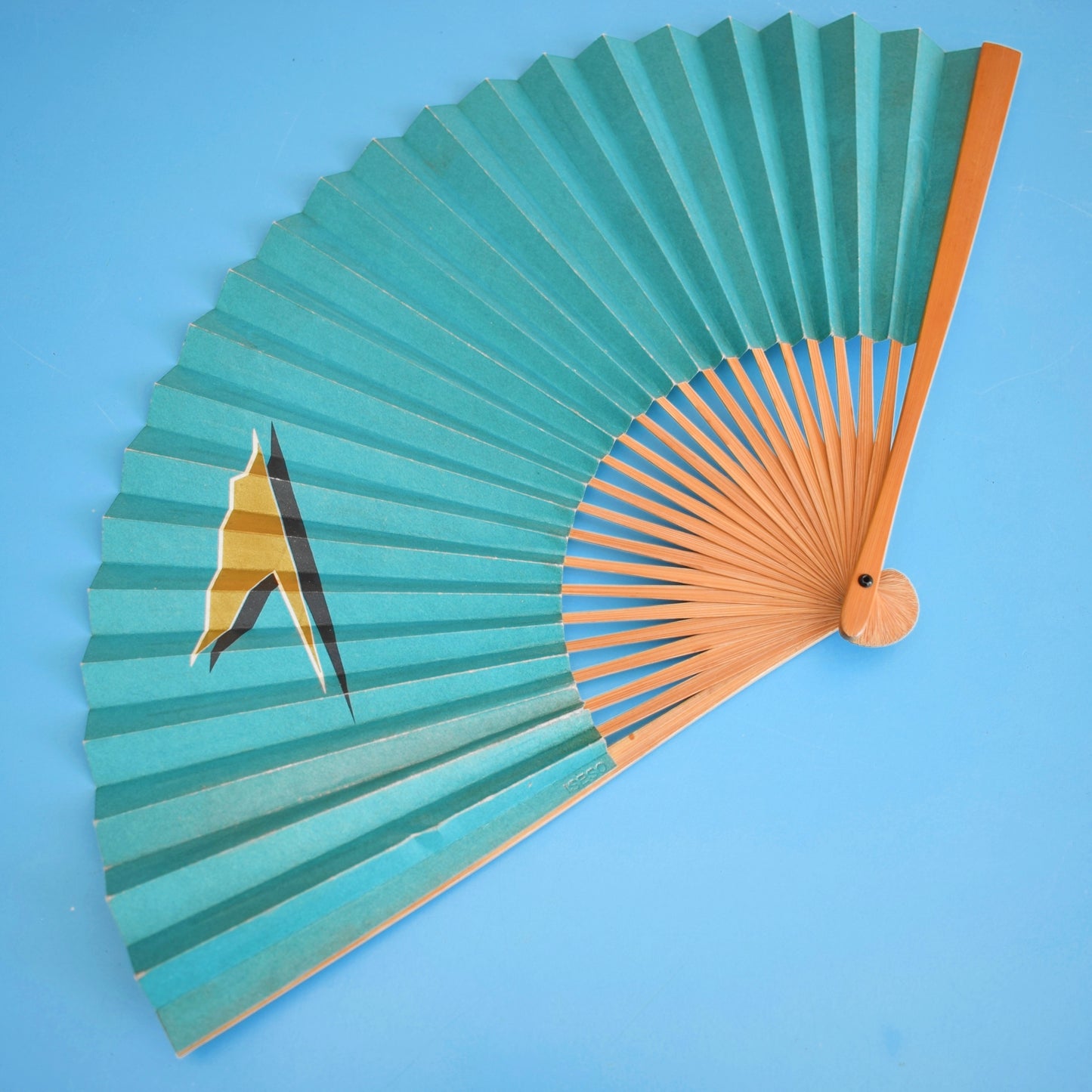 Vintage 1960s BOAC Paper Fans / British Airways Mini Playing Cards