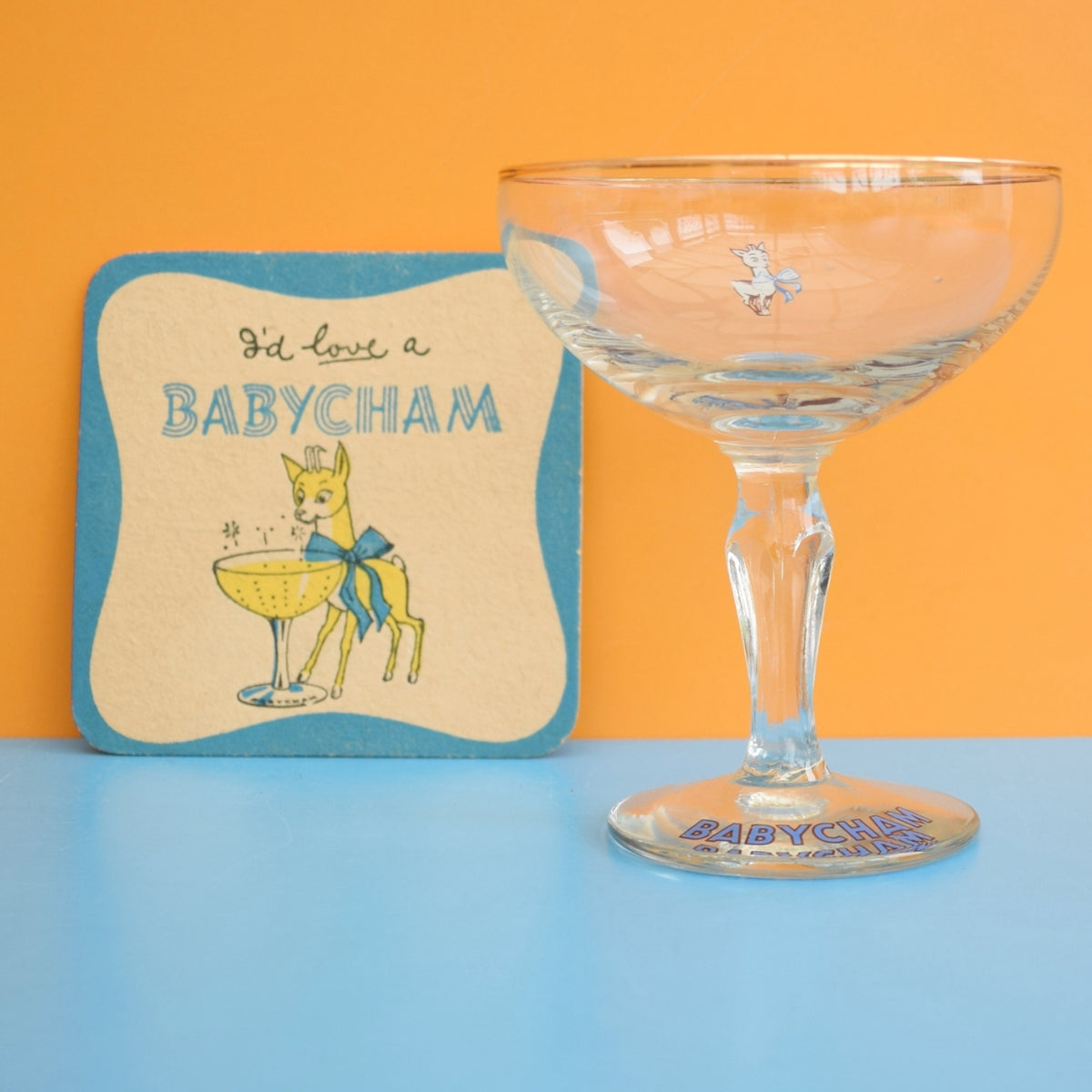 Vintage 1960s Babycham Glass & Coasters - Various by Pineapple Retro