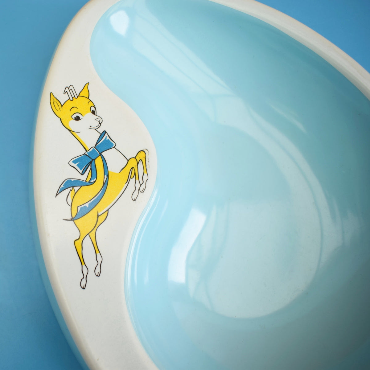 Vintage 1970s Babycham Nibbles Dish - Melamine by Pineapple Retro