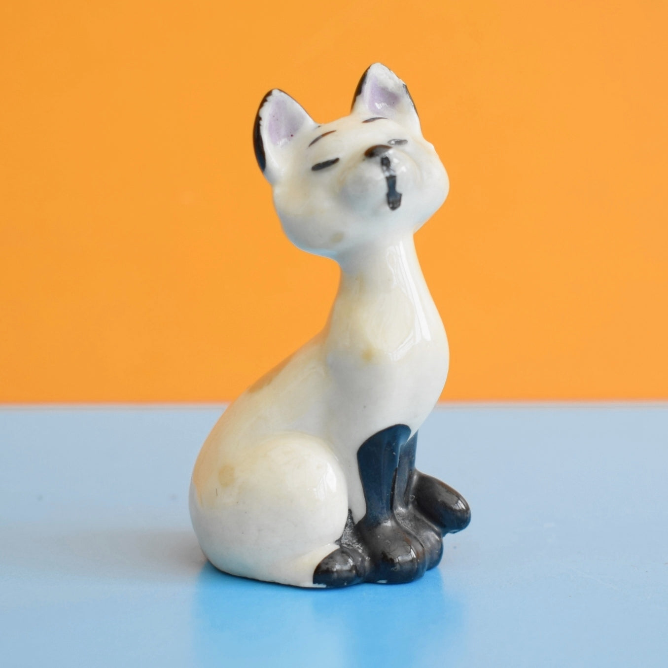 Vintage 1960s Wade Figures - Mr Jinks (Yogi & Friends) & Siamese Cat- Am