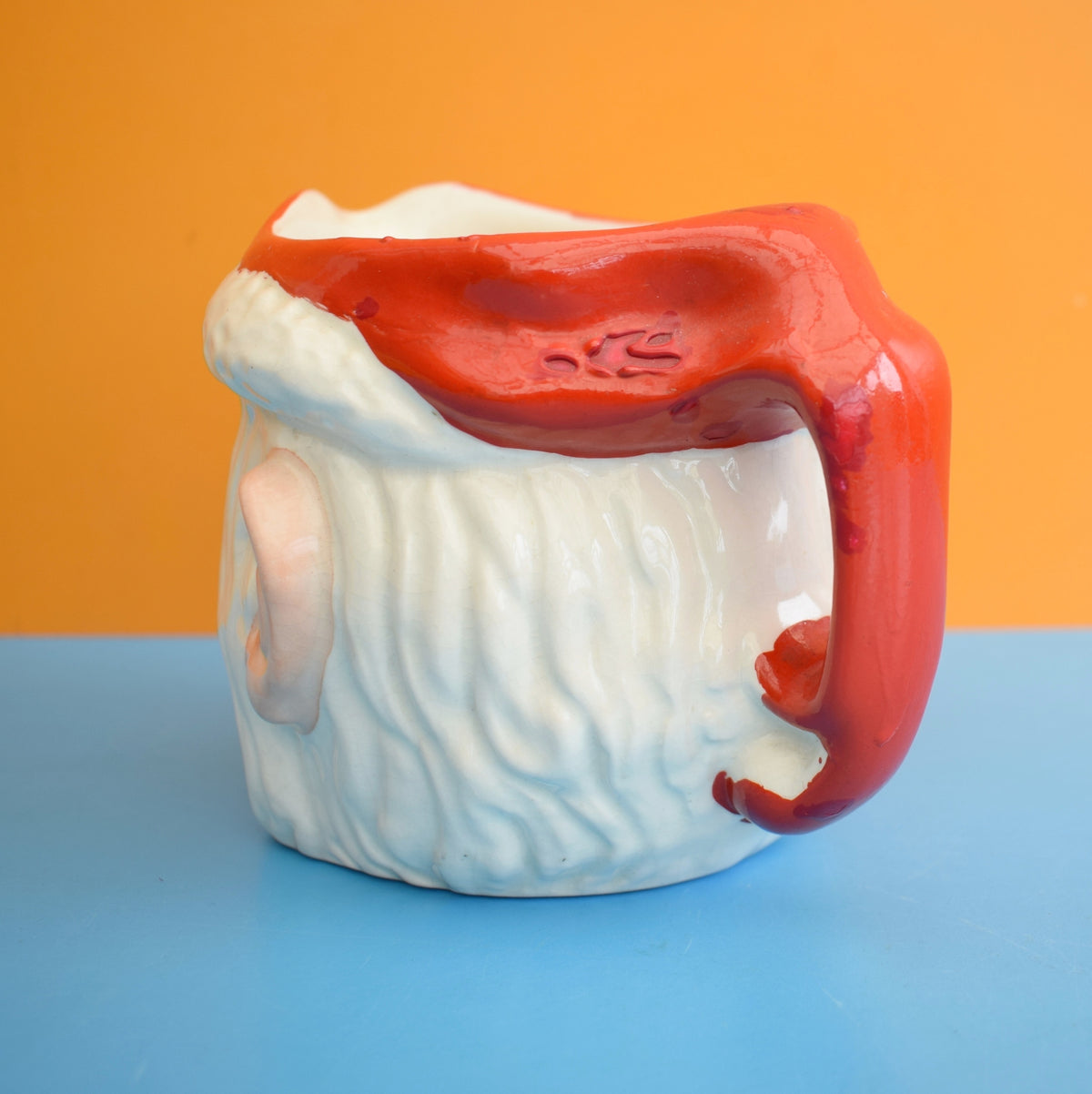 Vintage 1960s Ceramic Santa Jug- Birds Custard. by Pineapple Retro