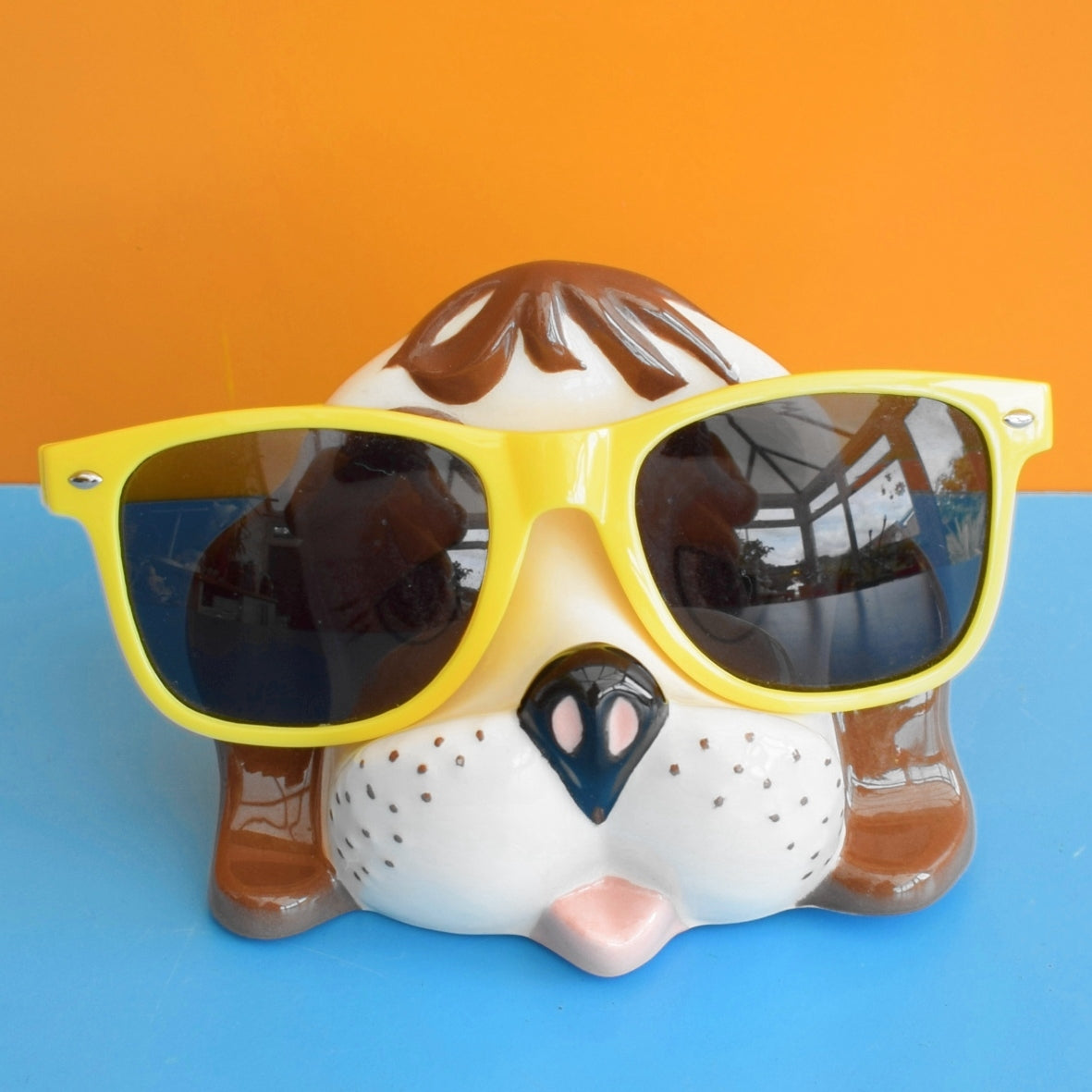 Vintage 1960s Arnel's - Dog Glasses Holder / Money Box