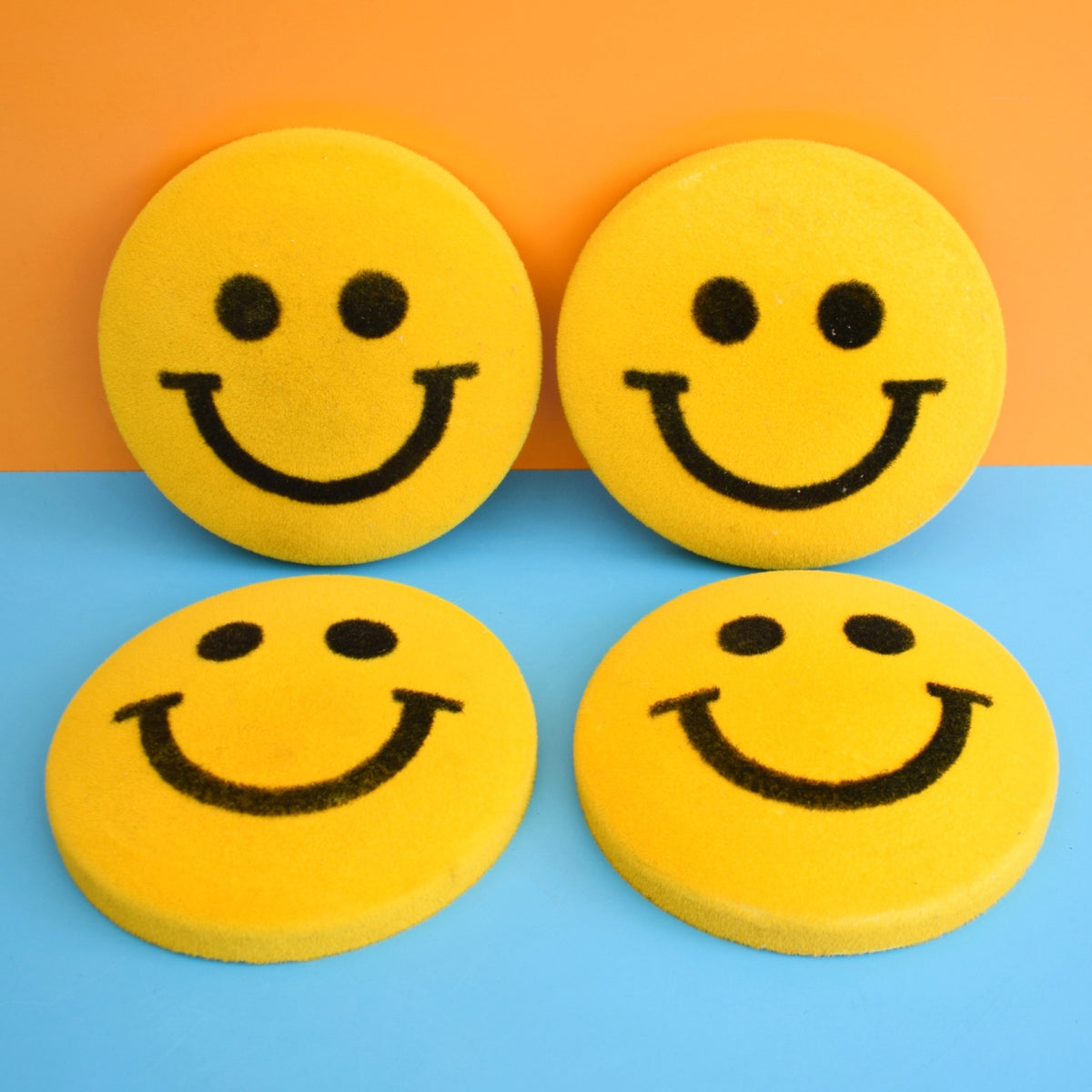 Vintage 1970s Plastic Dizzy Disc - Frisbee - Acid House Smiley Face by Vintage