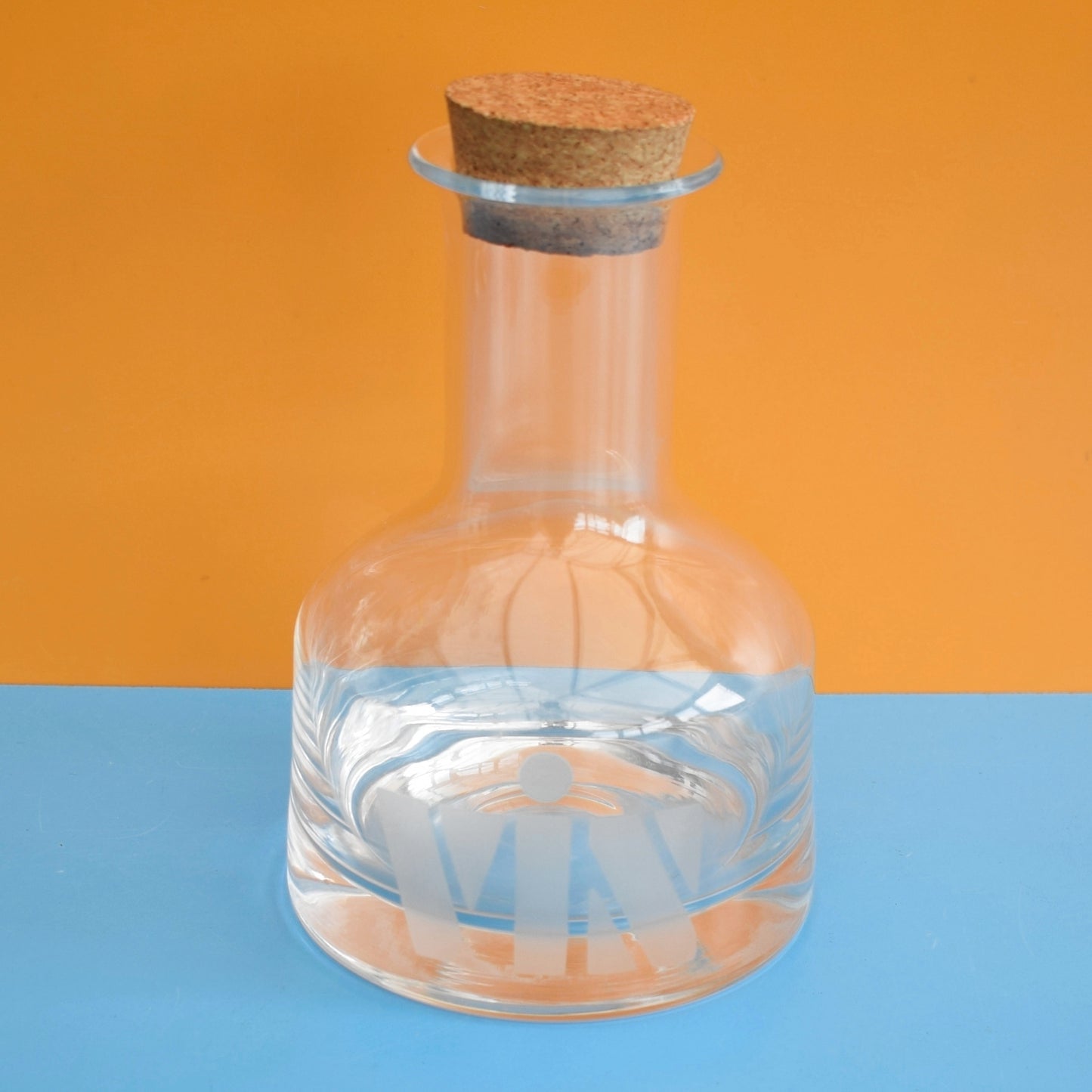 Vintage 1970s Dartington Glass Carafe Wine Decanter