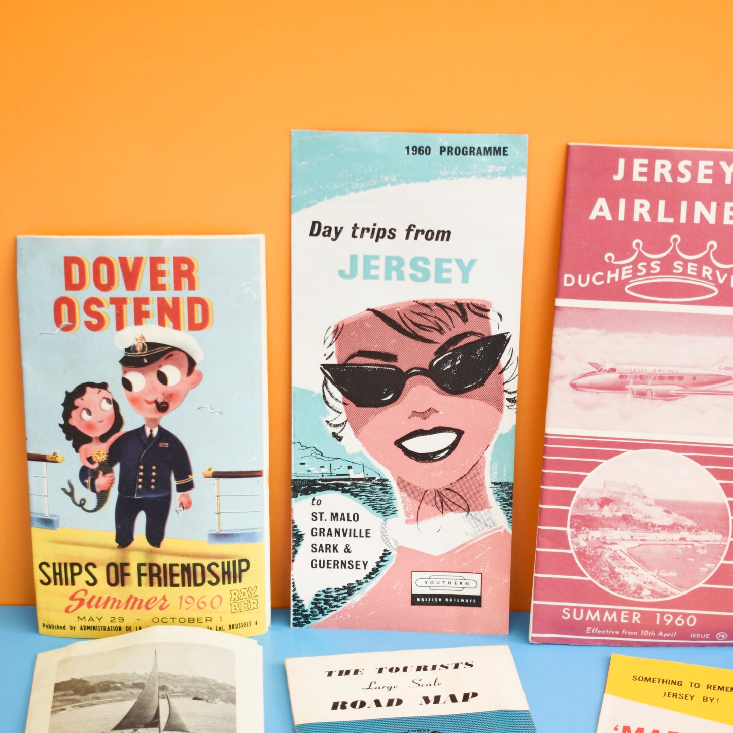 Vintage 1960s Travel Booklets/ Brochures/ Menus