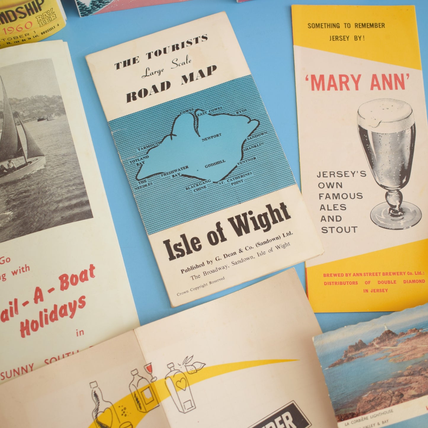 Vintage 1960s Travel Booklets/ Brochures/ Menus