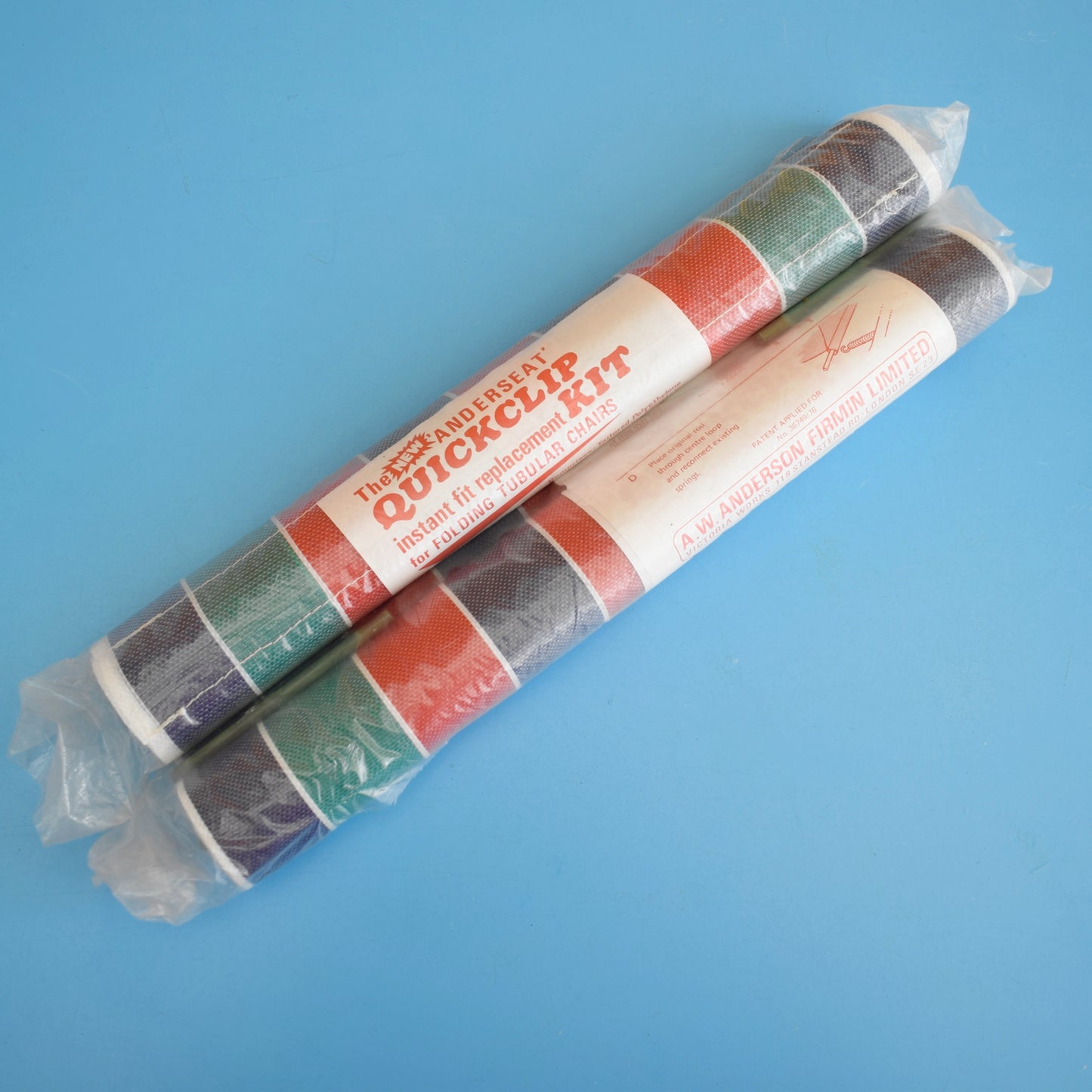 Vintage 1970s Replacement Garden Chair Coverings - Unused