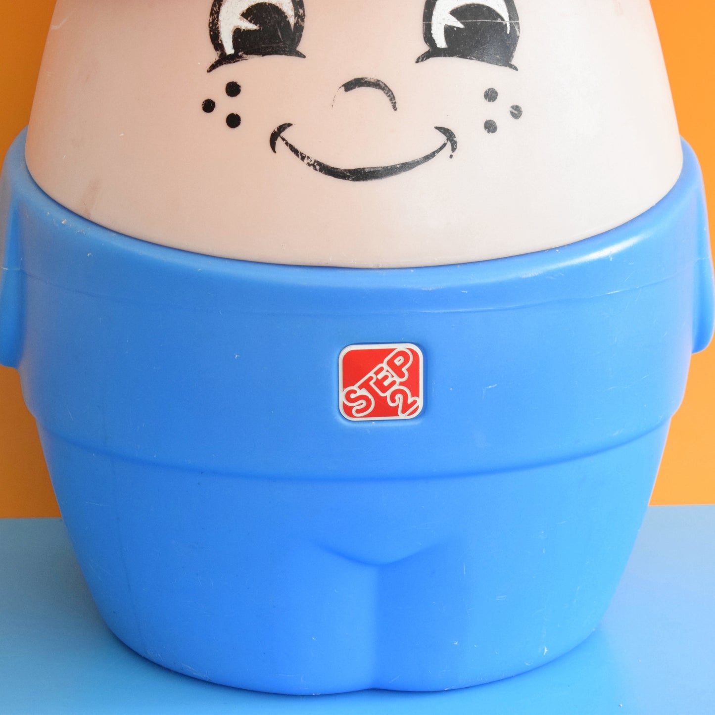 Vintage 1990s Little Tikes Storage Figure - Boy .