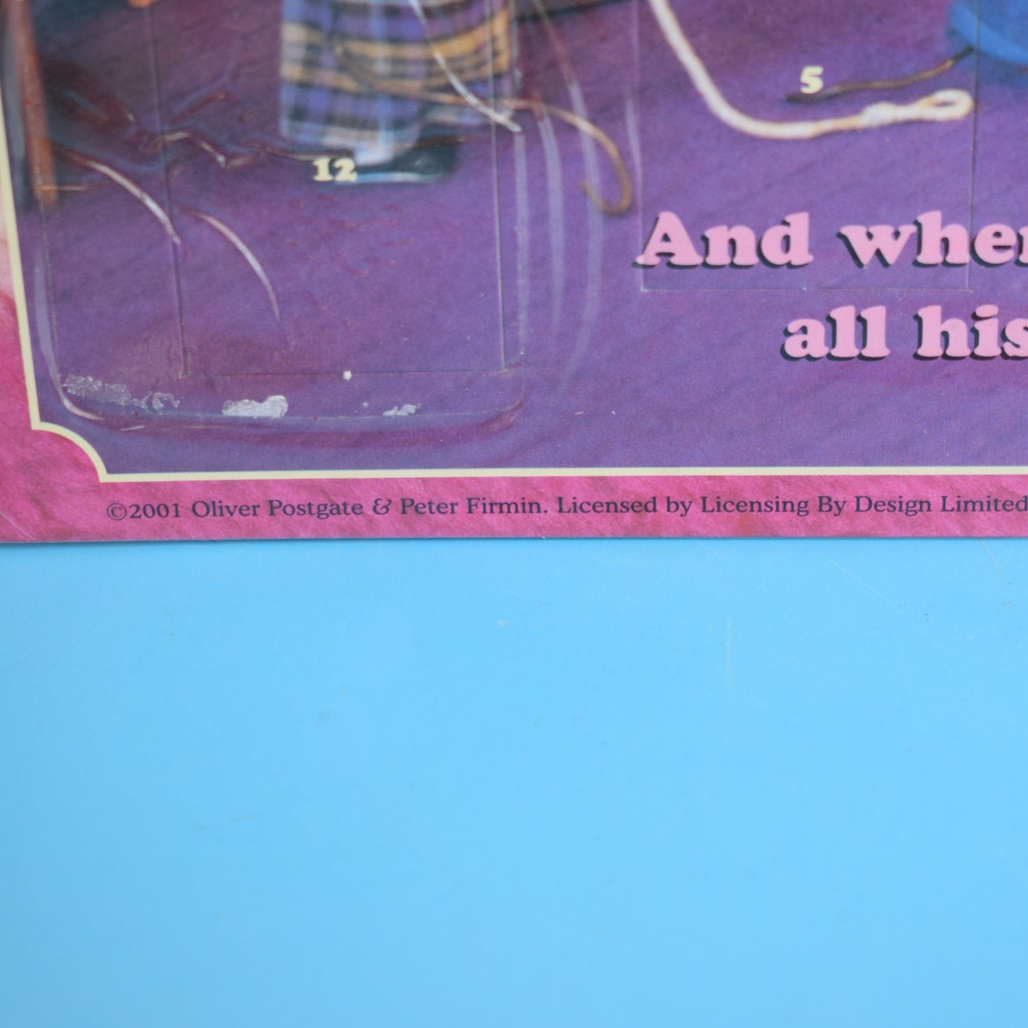 Vintage 2000s Kitsch Christmas Advent Calendar - Bagpuss