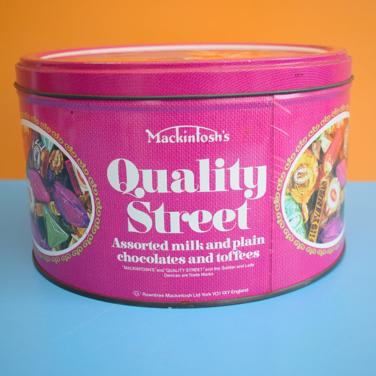 Vintage Quality Street Chocolate Sweet Tins - Various - Medium / Large by Pineapple Retro