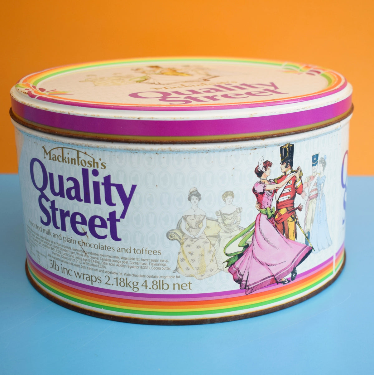 Vintage Quality Street Chocolate Sweet Tins - Various - Medium / Large by Pineapple Retro