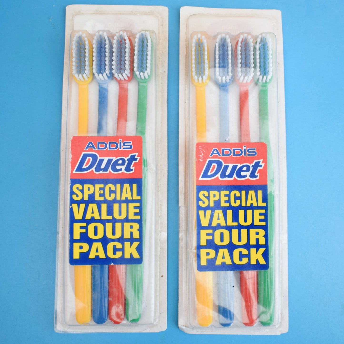Vintage 1980s Unused Addis Toothbrush & Packets