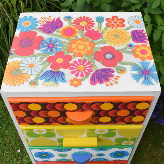 Vintage 1970s Drawer Unit - Vintage Wallpapers .