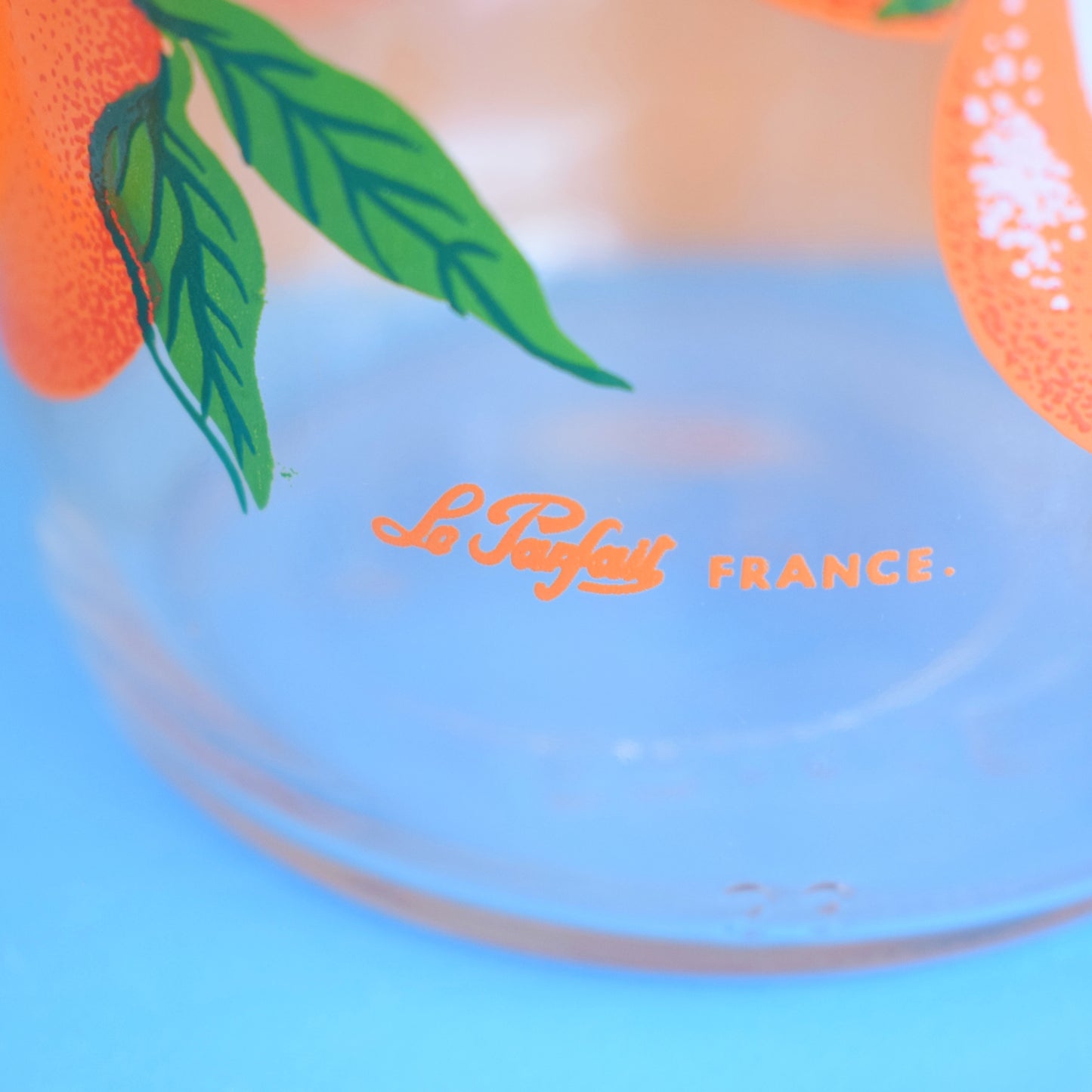 Vintage 1970s Orange Juice Bottles - French / France