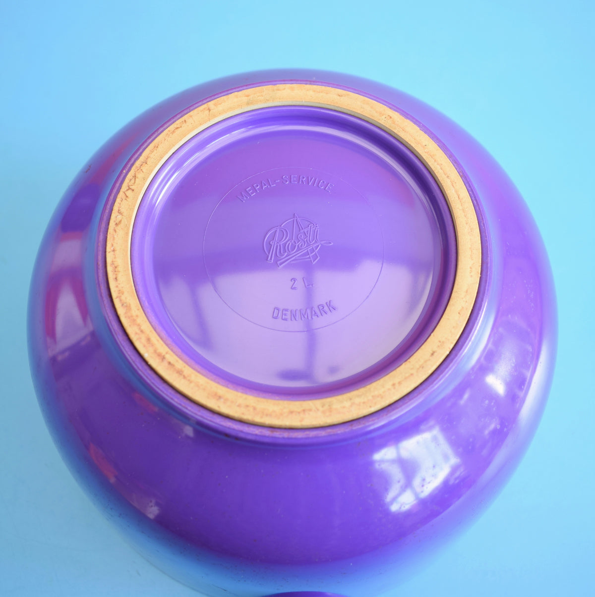Vintage 1970s Melamine Mixing Bowl / Small Bowls - Rosti - Purple by Pineapple Retro