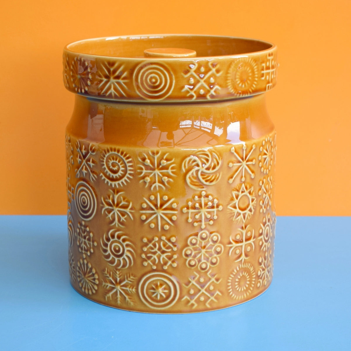 Vintage 1960s Portmeirion Totem Jar - Large Brown by Vintage