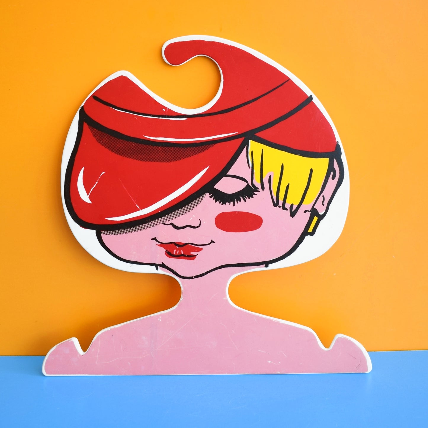 Vintage 1970s Plastic Clothes Hanger - Italian Child