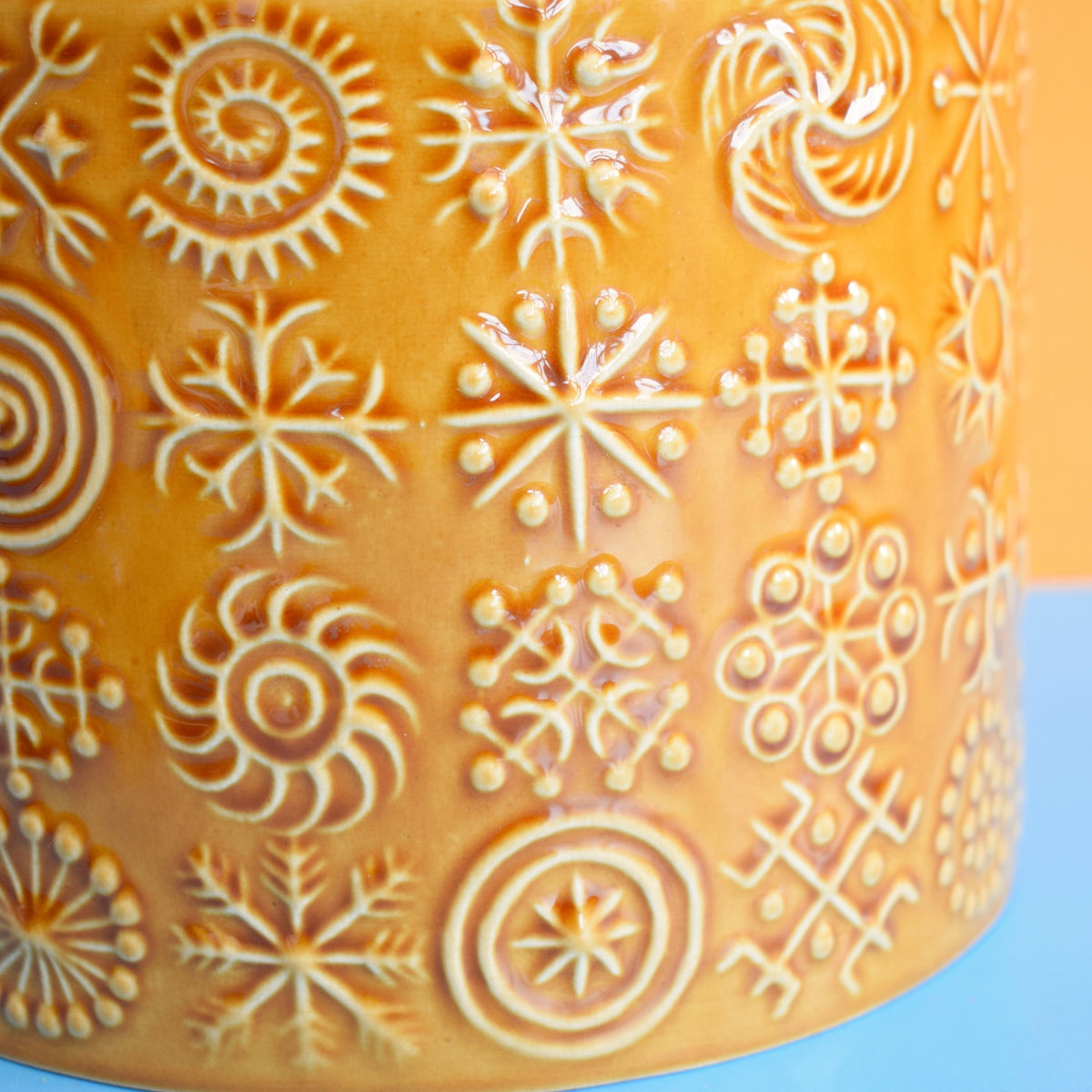 Vintage 1960s Portmeirion Totem Jar - Large Brown by Vintage