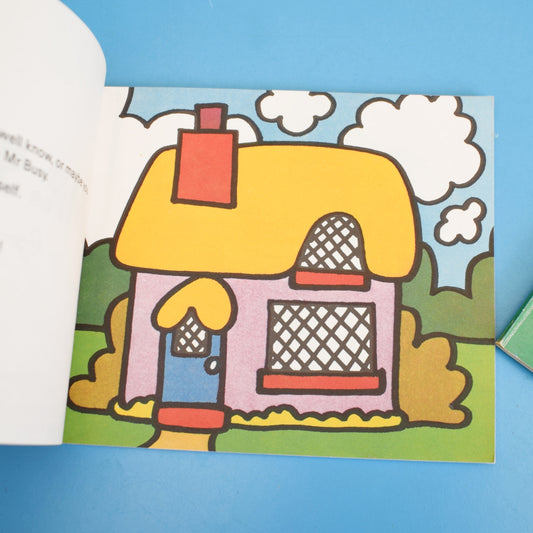 Vintage 1970s  Mr Men Books - x4 - Coloured Fronts