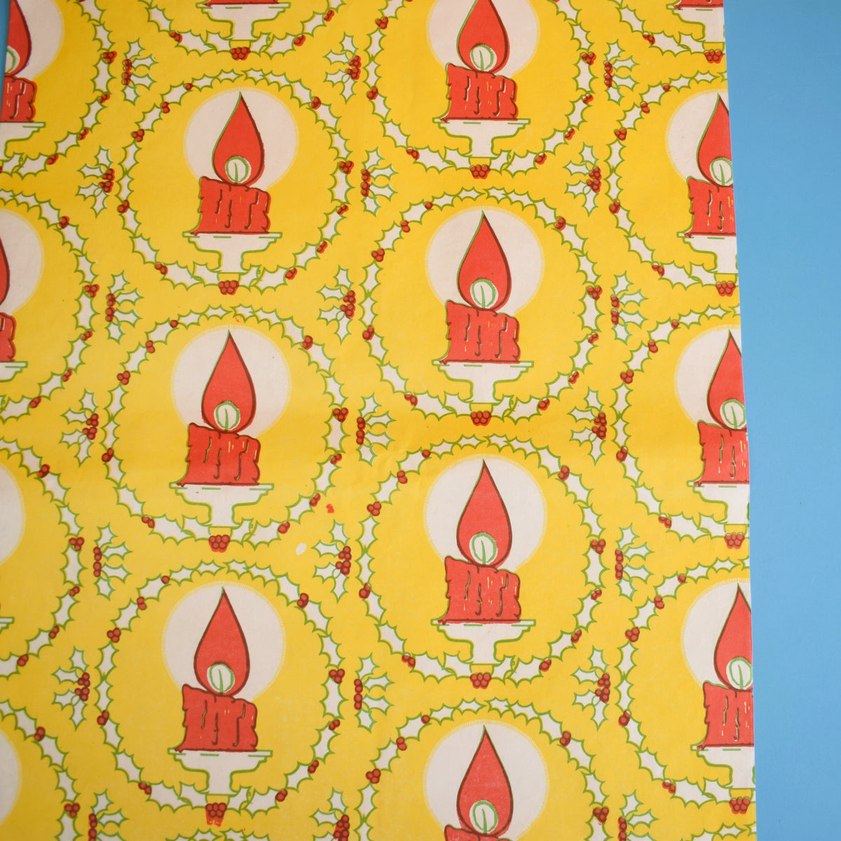 Vintage 1970s Christmas Wrapping Paper - Mixed Designs - Large Sheets by Pineapple Retro