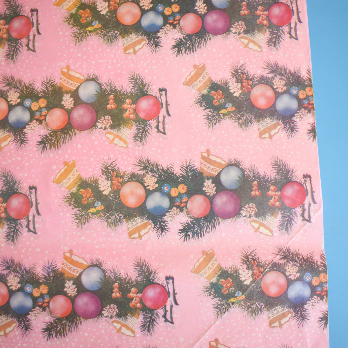 Vintage 1970s Christmas Wrapping Paper - Mixed Designs - Large Sheets by Pineapple Retro