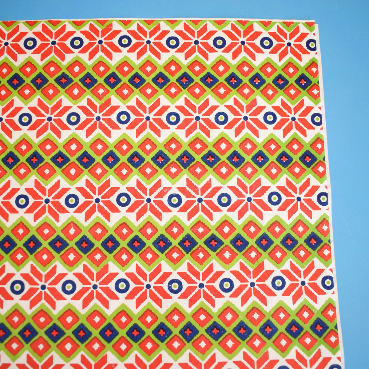Vintage 1970s Christmas Wrapping Paper - Mixed Designs - Large Sheets by Pineapple Retro