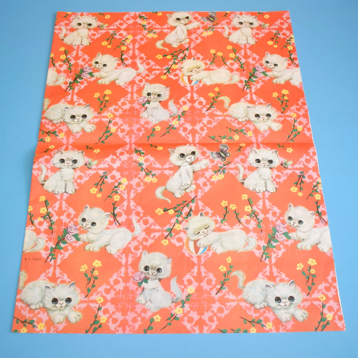 Vintage 1970s Christmas Wrapping Paper - Mixed Designs - Large Sheets by Pineapple Retro