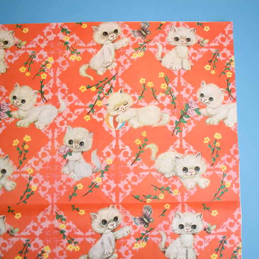 Vintage 1970s Christmas Wrapping Paper - Mixed Designs - Large Sheets by Pineapple Retro