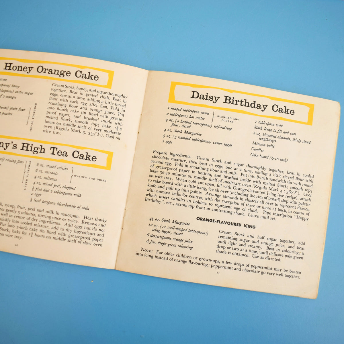 Vintage 1960s Recipe Booklets - Stork / Old Fashioned Recipes by Vintage