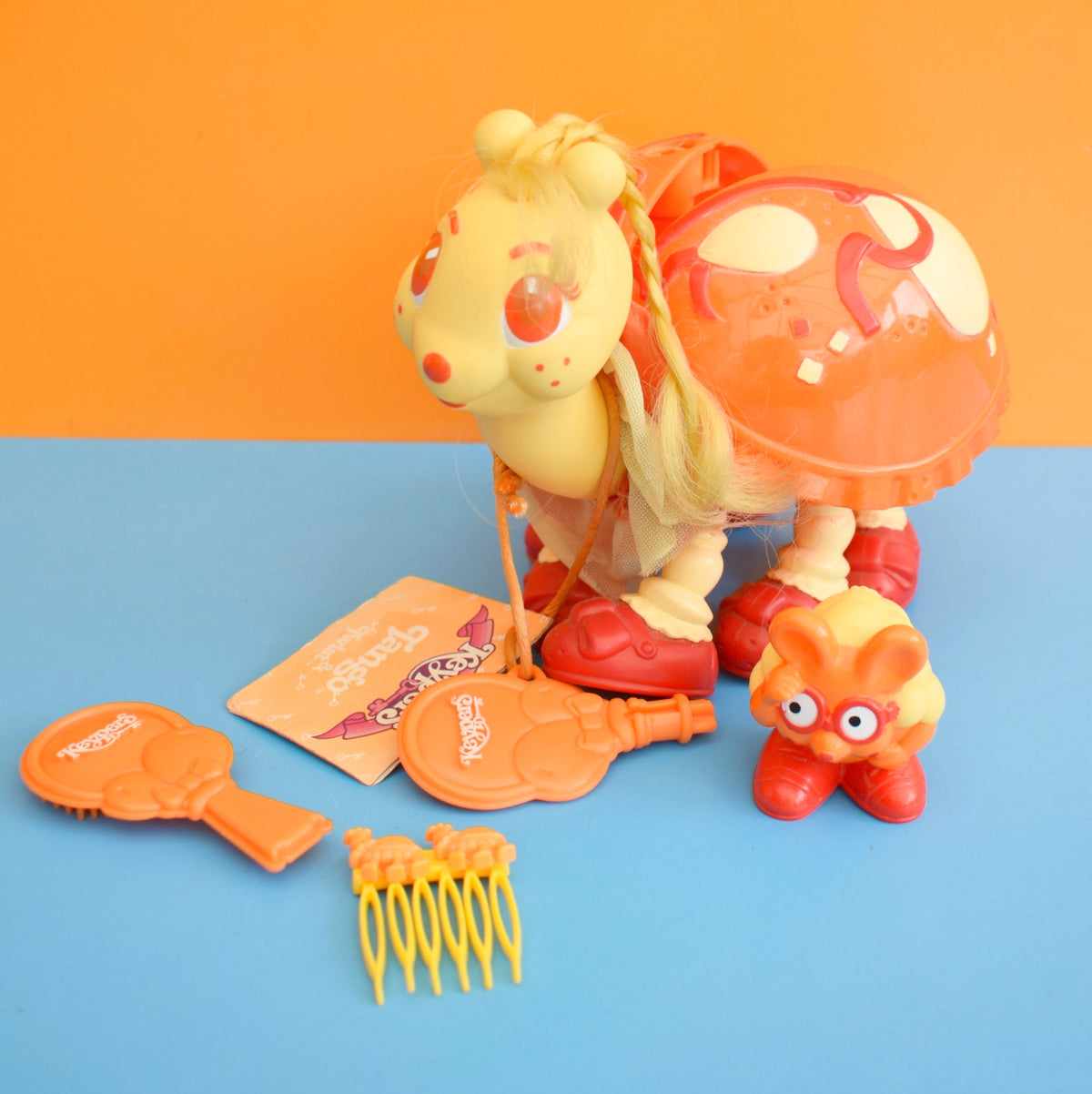 Vintage 1980s Kenner Keeper Toy- Tango & Accessories by Pineapple Retro